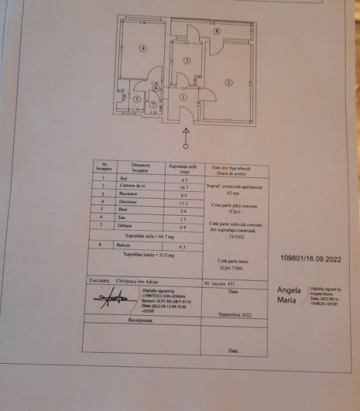 Comision 0 - Apartament 2 camere deomandat, micro 6 în Târgoviște