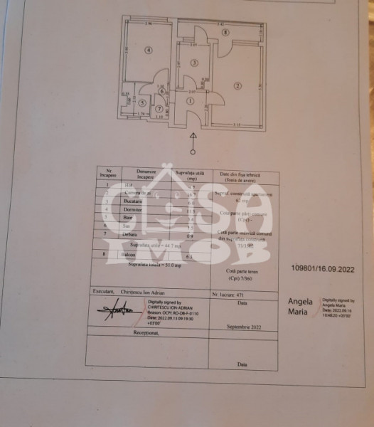Comision 0 - Apartament 2 camere deomandat, micro 6 în Târgoviște