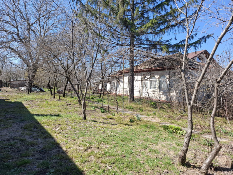 Vânzare teren + casă bătrânească în Răcari, la DN71