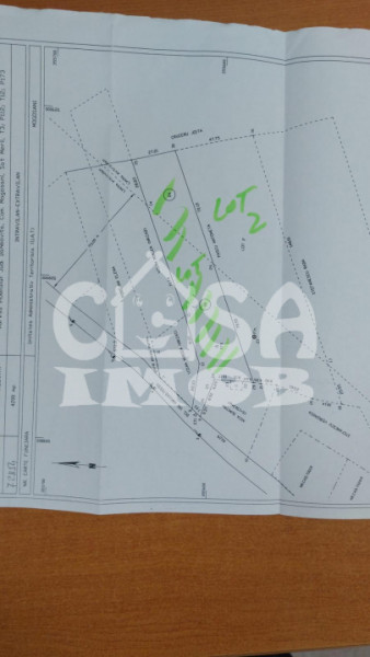 Teren intravilan 1950 mp parcelabil zona case Merii