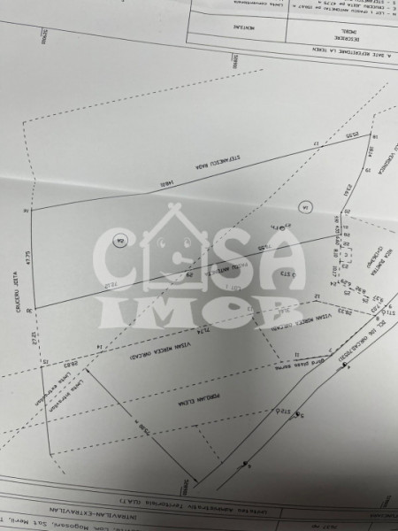 Teren intravilan 1950 mp parcelabil zona case Merii
